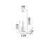 Пендел IDEAL LUX 231563 HOLLY SP1 BLACK