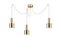 IDEAL LUX 231600 HOLLY SP3 SATIN BRASS