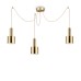 IDEAL LUX 231600 HOLLY SP3 SATIN BRASS