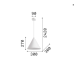 Пендел IDEAL LUX 232720 A-LINE SP1 D30 WHITE