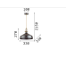 Пендел IDEAL LUX 238135 ERIS-2 SP1 WHITE