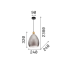 Пендел IDEAL LUX 238746 BERGEN-1 SP1