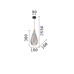 IDEAL LUX 238838 BERGEN-2 SP1