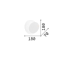 LED аплик IDEAL LUX 238944 TICK AP ORO