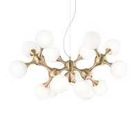 Пендел IDEAL LUX 241012 NODI SP15 OTTONE SATINATO
