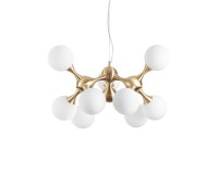 IDEAL LUX 241036 NODI SP9 OTTONE SATINATO
