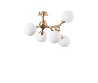 IDEAL LUX 241050 NODI PL5 OTTONE SATINATO