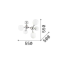 IDEAL LUX 241050 NODI PL5 OTTONE SATINATO