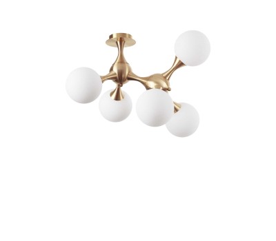 IDEAL LUX 241050 NODI PL5 OTTONE SATINATO