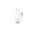 IDEAL LUX 246994 TITANO PT D49 3000K