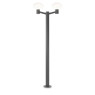 Градински стълб IDEAL LUX 249490+145068 CLIO PT2 ANTHRACITE