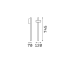 IDEAL LUX 251226 HUB PT SMALL ANTRACITE 3000K
