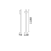 IDEAL LUX 251257 HUB PT BIG ANTRACITE 3000K