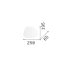 LED аплик IDEAL LUX 257242 PEGGY AP 15W