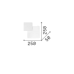 LED аплик IDEAL LUX 259352 POUCHE AP SQUARE