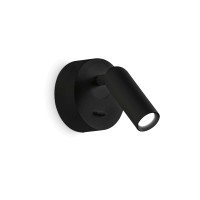 LED аплик IDEAL LUX 260617 BEAN ROUND AP NERO