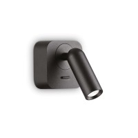 LED аплик IDEAL LUX 260655 BEAN SQUARE AP NERO