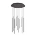 LED пендел IDEAL LUX 263434 FILO SP12 BLACK