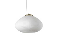 Пендел IDEAL LUX 264547 PLISSE' SP1 D35 OTTONE SATINATO
