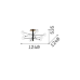 Полилей IDEAL LUX 273693 COSMOPOLITAN PL10 NERO OTTONE