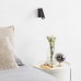 LED аплик IDEAL LUX 281001 PIPE AP NERO