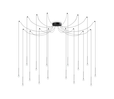 LED пендел IDEAL LUX 284002 LUCCIOLA SP16 BLACK