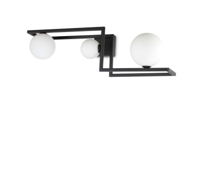 Плафон IDEAL LUX 284286 ANGOLO PL3 BLACK