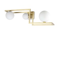 Плафон IDEAL LUX 284330 ANGOLO PL3 BRASS