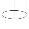 IDEAL LUX 285061 ORACLE SLIM SP D150 ROUND BK 3000K