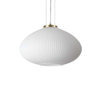 Пендел IDEAL LUX 285191 PLISSE' SP1 D45 OTTONE SATINATO