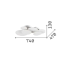 LED плафон IDEAL LUX 285207 CLOUD PL D70