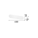 LED аплик IDEAL LUX 285283 ECHO AP D40 20W NERO