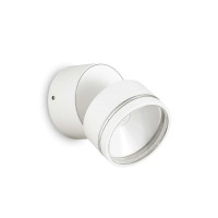 LED фасаден аплик IDEAL LUX 285474 OMEGA AP ROUND BIANCO 3000K