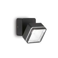 LED фасаден аплик IDEAL LUX 285535 OMEGA AP SQUARE NERO 4000K