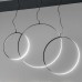 LED пендел IDEAL LUX 291406 CIRCUS SP D74 BLACK 3000K