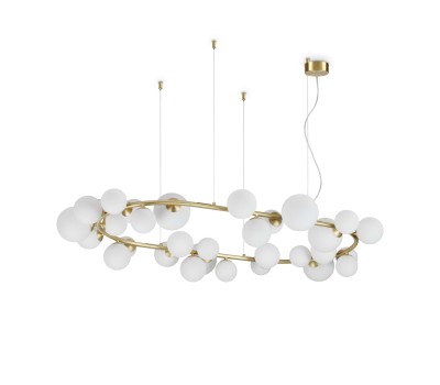 Пендел IDEAL LUX 296746 PERLAGE SP30 BRASS