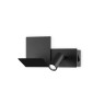 LED аплик с ключ и USB изход IDEAL LUX 306827 KOMODO-2 AP BLACK