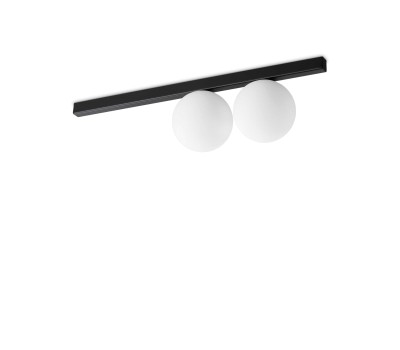 Плафон IDEAL LUX 310671 BINOMIO PL2 BLACK