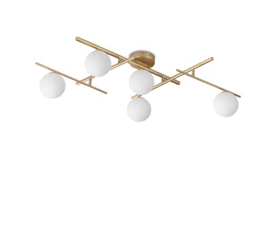Плафон IDEAL LUX 311364 ATLAS PL5 GOLD