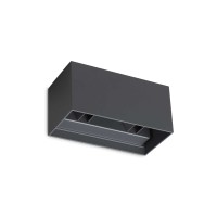 LED фасаден аплик IDEAL LUX 313412 ATOM AP D20 ANTRACITE