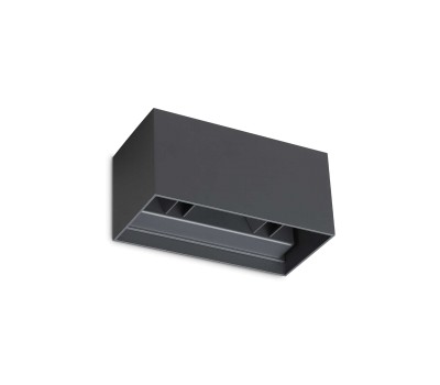 LED фасаден аплик IDEAL LUX 313412 ATOM AP D20 ANTRACITE