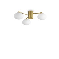 Плафон IDEAL LUX 317007 HERMES PL3 D60 BRASS