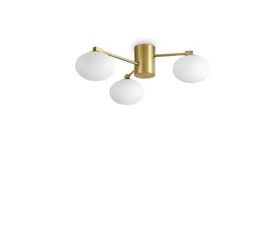 Плафон IDEAL LUX 317007 HERMES PL3 D60 BRASS