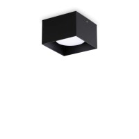 IDEAL LUX 317496 SPIKE PL1 SQUARE NERO