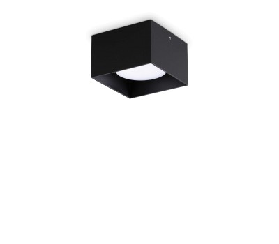 IDEAL LUX 317496 SPIKE PL1 SQUARE NERO