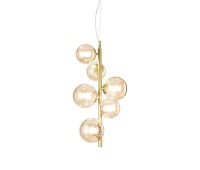 Пендел IDEAL LUX 317793 PERLAGE SP6 AMBER