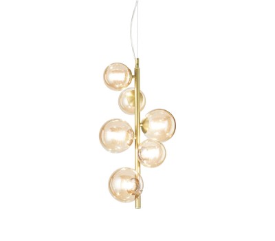Пендел IDEAL LUX 317793 PERLAGE SP6 AMBER