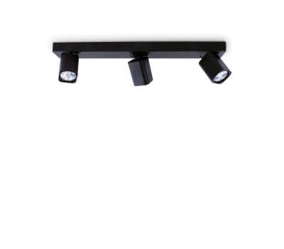 Спот IDEAL LUX 321516 RUDY PL3 SQUARE NERO