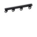 Спот IDEAL LUX 321523 RUDY PL4 SQUARE NERO