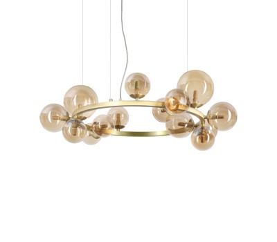 Пендел IDEAL LUX 322797 PERLAGE SP14 AMBER